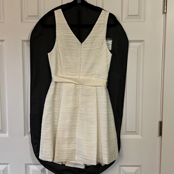 Ivory/Off White Fit/Flare Dress - Picture 2 of 6